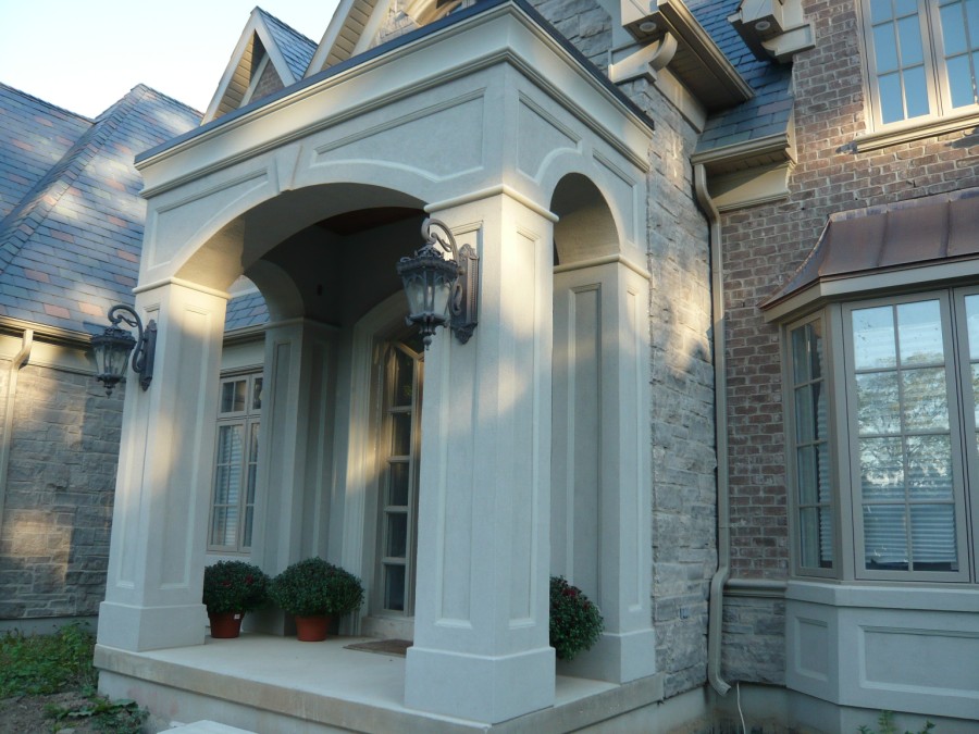 Stucco Pillars