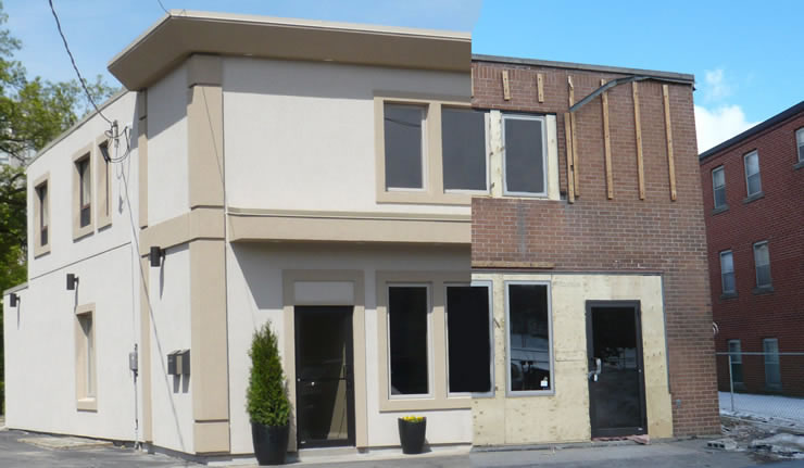 Before & After brick